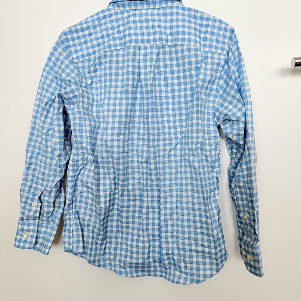 Vineyard Vines Light Blue Checkered Shirt Perfomance 4 - Picture 4 of 4